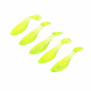45Pcs Plastic Fishing Lures Set Mixed Soft Bait Holder Jig Assorted Hooks  HLV
