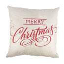 Christmas Letter Sofa Bed Home Decoration Festival Pillow Case Cushion Cove T3Z1