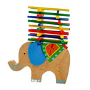 Baby Wooden Toys Educational Elephant Balancing Blocks Wood Balance Beam Game