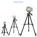 1pc Pro Camera Tripod 40.1inch Pan Head Stand Aluminum Alloy For Digital Cameras