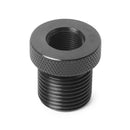 1/2-28 To 3/4-16 Threaded Adapter Automotive Oil Filter alloy Black Knurled Car
