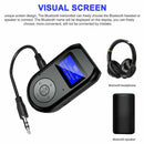 3-in-1 Bluetooth 5.0 Transmitter Receiver Wireless Audio 3.5mm Adapter for TV PC