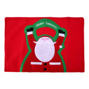 Christmas Table Dish Bowl Food Placemat Christmas Santa Claus Table Mats