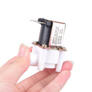 DC 24V Solenoid Valve Magnetic N/C Water Air Inlet Flow Switch N/C 1/4" MO FT