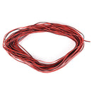 10m Cars Motorcycle Electric Wire Cable Red/Black Connector For Led Light â„–[