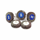 5PCS Dremel Accessories Sandpaper Sanding Flap Sanding Disc Set Polishing Wheel