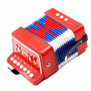 Mini Small Children Keyboard Accordion Rhythm Educational Musical InstrumentT7Z1