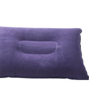5X(Outdoor Portable Folding Air Inflatable Pillow Double Sided Flocking Cu S6I2)