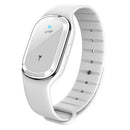 Ultrasonic Mosquito Repellent Bracelet Anti Pest Insect for Kids (White)