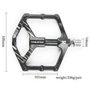 Bicycle Pedals Mountain Bike Pedals Aluminum Alloy Pedals Lightweight Alumi