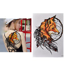 Waterproof Fox Dreamcatcher Temporary Tattoo Large Arm Body Art Tattoos Stick ES
