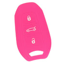 Car Key Protive Cover Holder for BUICK Flip Smart 3 Buttons Remote Key Fob Rose