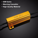 4x 50W 6ohm Load Resistor For Fix LED Bulb Fast Hyper Flash Turn Signal Blinkelj