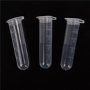 30x Plastic Centrifuge Lab Test Tube Vial Sample Container Bottle with Cap  JR