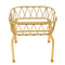 Glass Jar Drink Dispenser Metal Stand Basket Party Tea Wines Holder Golden M