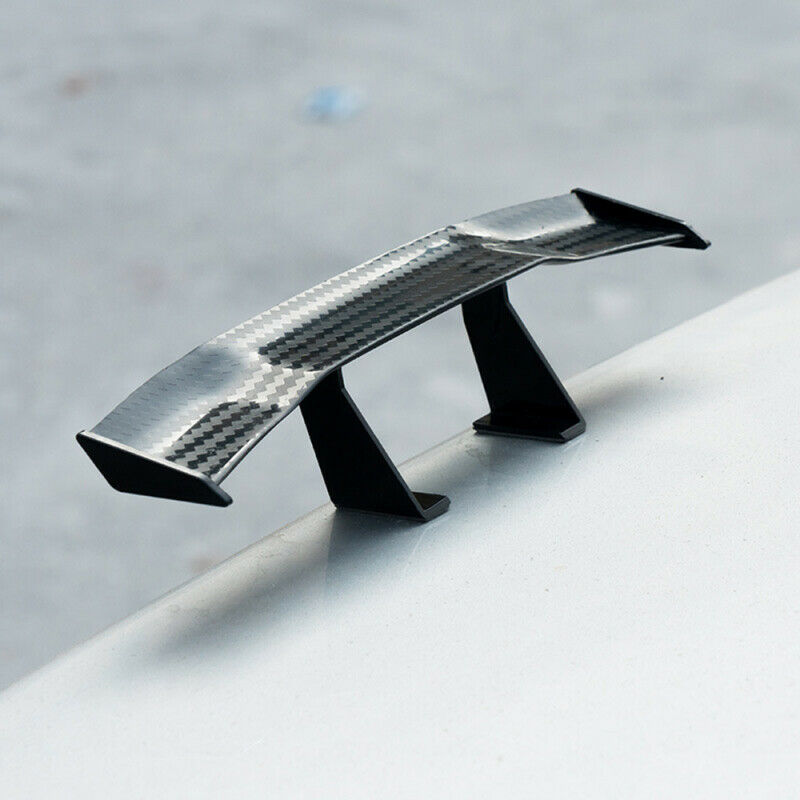 1* Universal Mini Spoiler Car Rear Tail Decoration Spoiler Wing Carbon KQZ