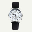 Waterproof Canvas Strap Women Chemical Element Dial Quartz Watch (Black) A