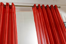 100x200cm Tulle Door Window Curtain Drape Panel Sheer Valance Divider Red