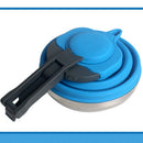 Portable Folding Silicone Water Kettle 1.2L Water Pot Outdoor Camping Trave