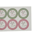 80pcs(10sheet) flowers for you hand made Sealing Stickers Gift Box Labels JR