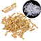 100x 2.8mm Crimp Terminal Female Spade Connectors w/ Insulating Sleeve AWG 22-16