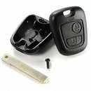 Shell key plip for remote car Peugeot 207 307 407 107 307 SW 308 2 fob
