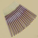16pcs ABS Handle Crochet Hooks Handle Knitting Needles Set Crochetings and
