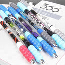 22CM Champion Spinning Non Slip Rolling Light Pen Coated Spinning Pen W1A0