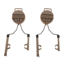 Rail Adapter Attachment Kit for MICH FAST Rails Adapter Set Tan