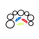 10Set Fishing Rod Easy Secure Hook Keepers Holder Lures Jig Adjustable M&O