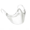 5 Pieces Clear Face Shield Washable Anti-Fog Outdoor Safety Mouth Cover