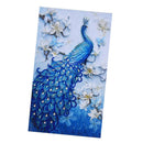 Peacock Shaped DIY 5D Diamond Embroidery Painting Kit for Beginner Art Home