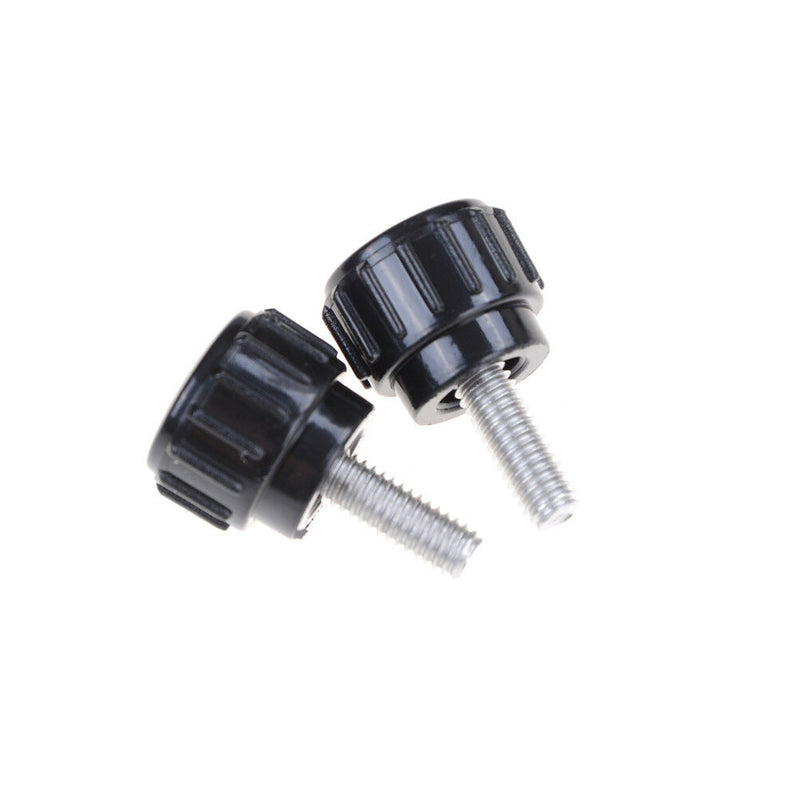 6pcs M4x10 Threaded Knurled Thumbscrew Grip Knobs Screw made in china   FT