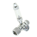 Aquarium Co2 Decompression Gauge Double Watch CO2 Bubble Counter Alloy