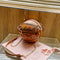 Basketball Shoulder Bags Women Tote Acrylic Chain Messenger Handbag (Brown)