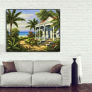 DIY House Oil Painting By Numbers Kit Canvas Digital Home Wall Art Picture  A