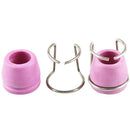 1X(10Pcs Ceramic Shield Cups And 10Pcs Guide Ring/Air Plasma Cutter Ag60 Cu