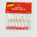 Fishing Jigs Lure Sea Bass Bait Jig Head Twirl Tails Worm Baits 7 Pcs/Lot  FT