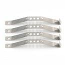 4pcs Metal Leaf Springs for WPL B14 B24 C14 C24 1/16 Army Truck Spare Parts