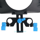 M1 Matte Box Camera Shade for 15mm Rail Rod Follow Focus Rig Cage Camera