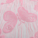 Butterfly Window Curtain Fringe String Tassel Drapes Panel Pink 200 x 100cm