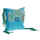 Square Tibetan Singing Bowl Cushion Pillow Nepal Handmade for Buddha Bowl