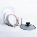 Kitchen Organizer Stainless Steel Pot Lid Dish Holder Rack Steamer Shelf Tr L8B2