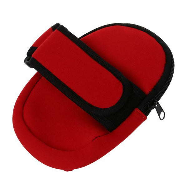 Soft MP3 Cell Mobile Phone Sport Armband Case Holder (Red) Y4P5