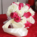 DIY Foam Bouquet Handle Bridal Wedding Flower Holder Decoration With Lace SP