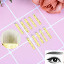 20pc/set Microblading Eyebrow Tattoo Permanent Makeup  Blade 14U Shape Needle 3C