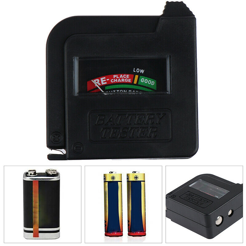Battery Tester Battery Capacity Checker For AA AAA 9V 1.5V Button Cell Batte Ew