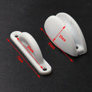 2x Nylon Door Catch Retainer Stopper Latch Cabinet RV Boats Caravan White