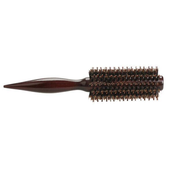 Curly Hair Comb Radial Brush Wood Handle Bristle Anti-static Hairdressing