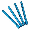 4PCS 102037 Blue Aluminum RC 1:10 Alloy Body Post Mounts for HSP Road Racin M1M8